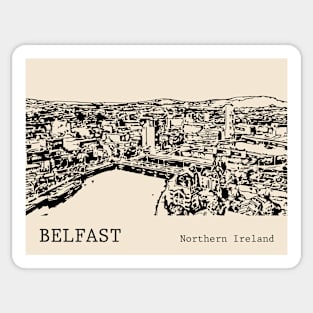 Belfast Northern Ireland Sticker